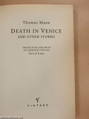 Death in Venice and Other Stories