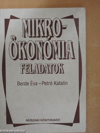 Mikroökonómia feladatok