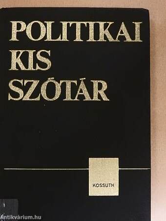 Politikai kisszótár