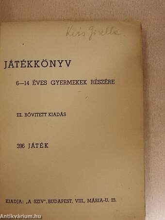 Játékkönyv 