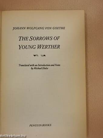 The Sorrows of Young Werther