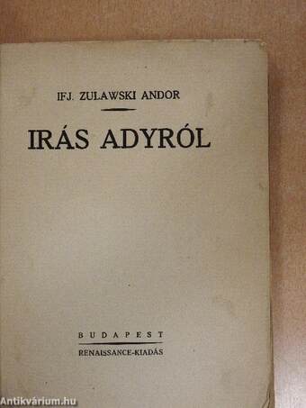 Irás Adyról