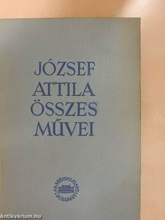 József Attila összes művei III. (töredék)