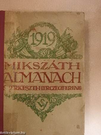 Mikszáth Almanach az 1919-ik évre