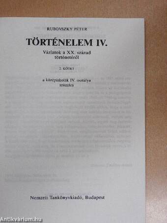 Történelem IV/2.