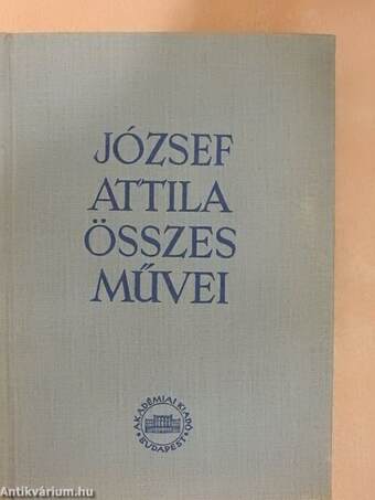 József Attila összes művei III. (töredék)