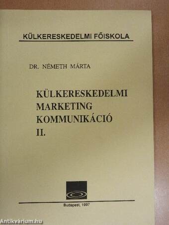 Külkereskedelmi marketingkommunikáció II.