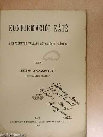 Konfirmációi káté