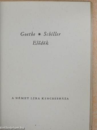 Goethe/Schiller