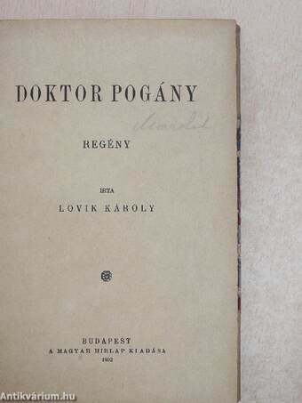 Doktor Pogány