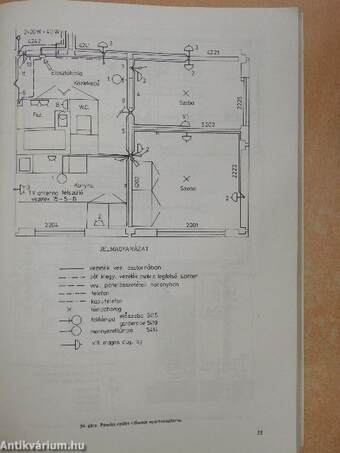 Villanyszerelő szakrajz és rajzolvasási példatár