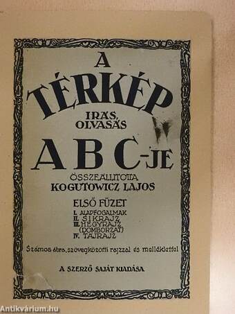 A térkép írás, olvasás ABC-je 1. (töredék)