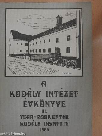 A Kodály Intézet évkönyve III.