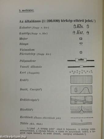 A térkép írás, olvasás ABC-je 1. (töredék)