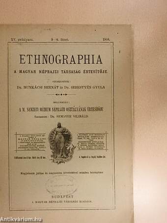 Ethnographia 1904. márczius-április