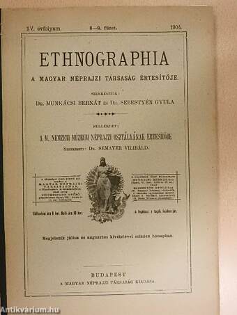 Ethnographia 1904. október-november