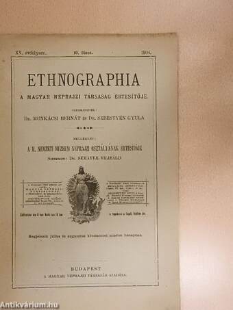 Ethnographia 1904. deczember