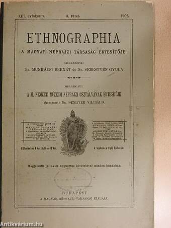 Ethnographia 1902. október
