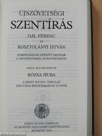 Újszövetségi szentírás