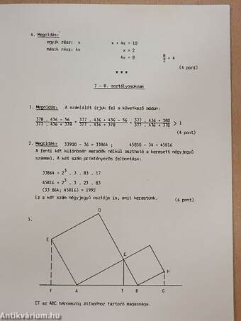 Matematika és fizika feladatmegoldó verseny