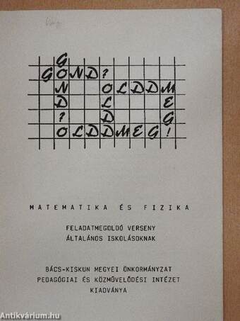 Matematika és fizika feladatmegoldó verseny