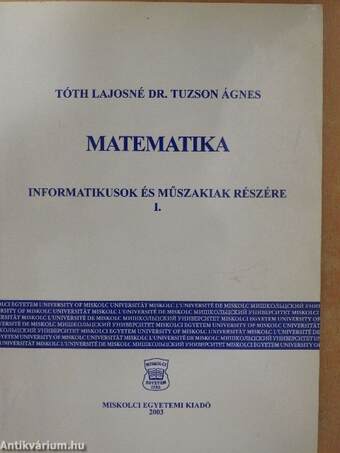 Matematika I-II.