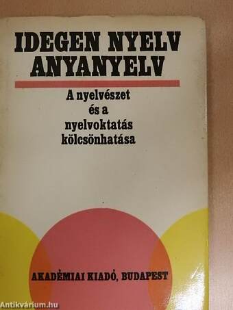 Idegen nyelv-anyanyelv