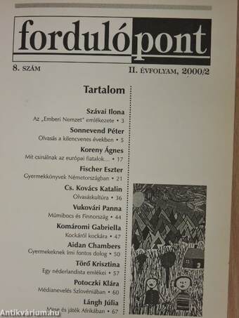 Fordulópont 2000/2