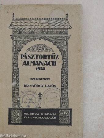 Pásztortűz almanach 1925.