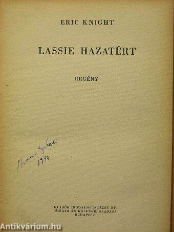 Lassie hazatért