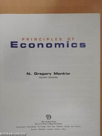 Principles of Economics