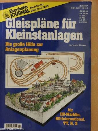 Eisenbahn Journal Modellbahn-Bibliothek IV/99 - Gleispläne für Kleinstanlagen