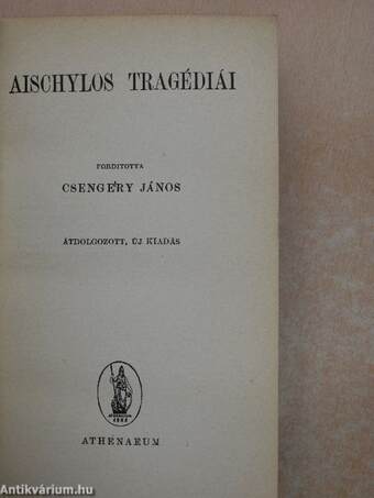 Aischylos tragédiái