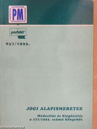 Jogi alapismeretek