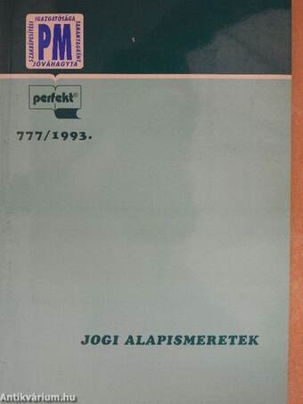 Jogi alapismeretek