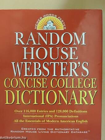 Webster's Concise College Dictionary