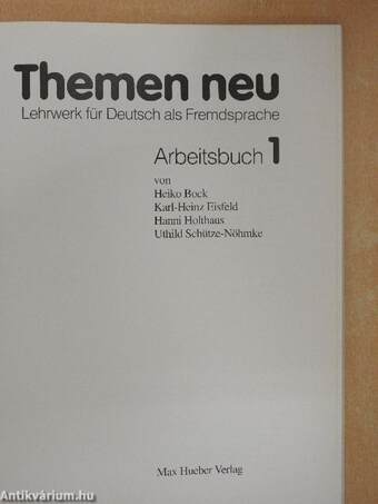 Themen neu 1 - Arbeitsbuch