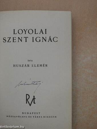 Loyolai Szent Ignác