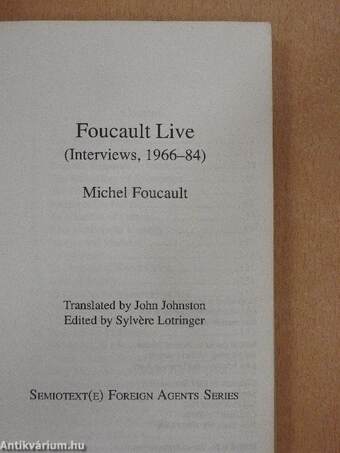 Foucault Live