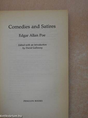 Comedies and Satires