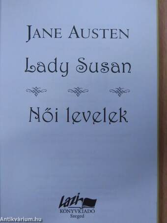 Lady Susan/Női levelek