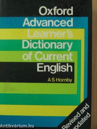 Oxford Advanced Learner's Dictionary of Current English