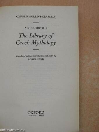 The Library of Greek Mythology