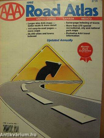 AAA Road Atlas 1992