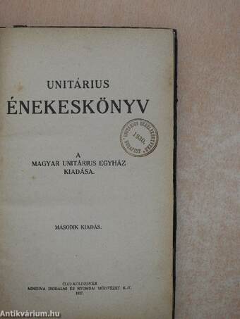 Unitárius énekeskönyv