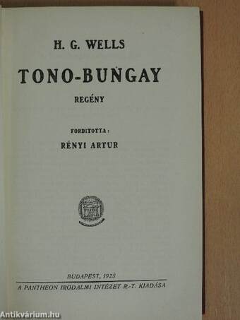 Tono-Bungay