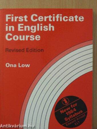 First Certificate in English Course