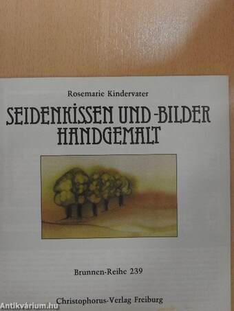 Seidenkissen und -Bilder Handgemalt