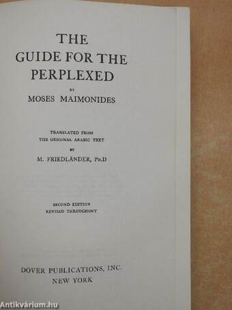 The guide for the perplexed