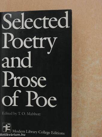 Selected poetry and prose of Edgar Allan Poe